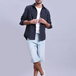 Tommy Hilfiger Men Classic Opaque Striped Casual Shirt-image-67