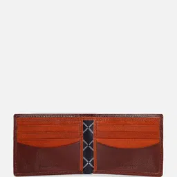 Van Heusen Men Textured Leather Two Fold Wallet image 3