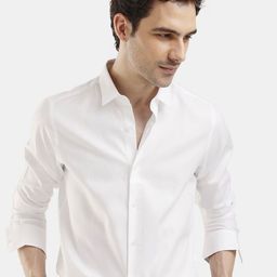 The Collection Spread Collar Long Sleeves Classic Slim Fit Shirt-image-15
