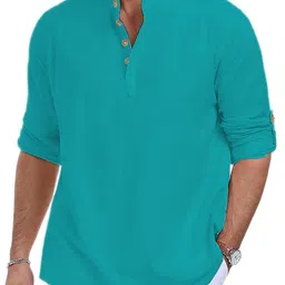 SQS Men Cotton Straight Kurtas-picture-10