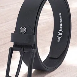 LOOPA Men Textured Leather Formal Belt-picture-4
