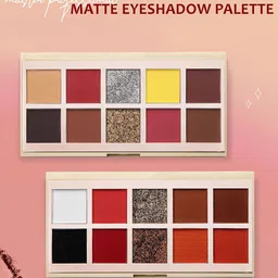 JUSTGOLD Master Professional Collection 10 Color Eyeshadow Palette - Shade 01 image 3