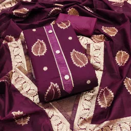 Panzora Unstitched Dress Material-image-19