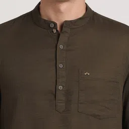Turtle Men Thread Work Kurta image 2