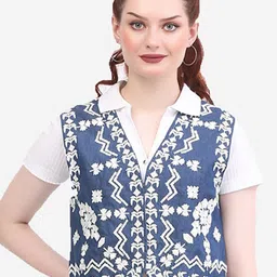 SUMAVI-FASHION Women Denim Jacket with Embroidered-image-74