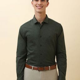Allen Solly Spread Collar Slim Fit Formal Pure Cotton Shirt-picture-34