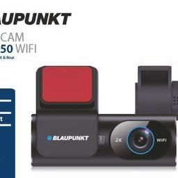 Blaupunkt Dashcam - DC 4050 WiFi Dual Camera 2K +1080P, Dual Port Charger, G Sensor, 256GB SD Card Capability, Mobile APP, 140° Wide Angle View, Built-in Mic and Speaker,Time & Date Stamp image 2