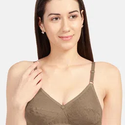 Sonari Women Cut and Sew Pure Cotton Floral Self Design Medium Coverage Bra-37