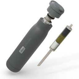 fles Black & Grey Single Stainless Steel Printed Water Bottle-image-14