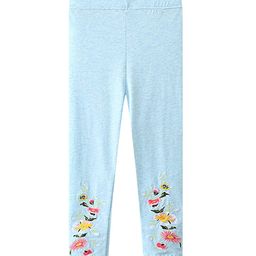 LULU & SKY Girls Embroidered Ankle Length Leggings-image-48