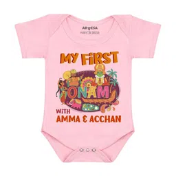 Arvesa My First Onam Printed Bodysuit-image-7