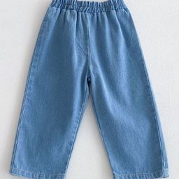 LULU & SKY Girls High-Rise Low Distress Jeans-image-43