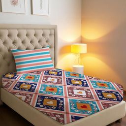 IVAZA Unisex Cream Bedsheets-image-79
