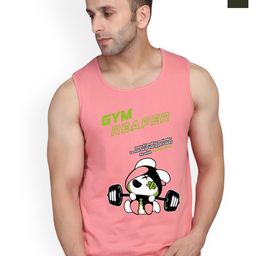 SLOWLORIS Pack Of 2 Printed Round Neck Bio Washed Innerwear Vests-picture-20