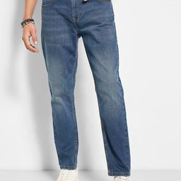 SF JEANS by Pantaloons Men Regular Fit Mid-Rise Heavy Fade Jeans-picture-49