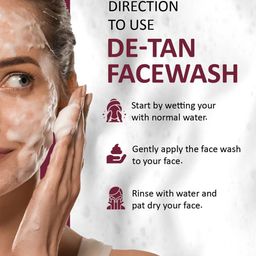 7 days 7DAYS Set Of 2 De-Tan Face Wash With Papaya Extract & Clove Oil - 100 ml Each image 4