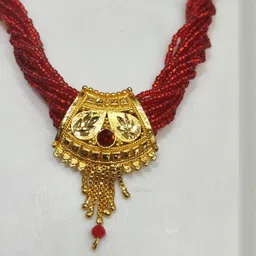 Gorkhastyle Women Red Necklace and Chains-image-14