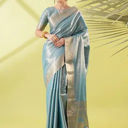 VILLAGIUS Zari Pure Silk Kanjeevaram Saree-picture-58