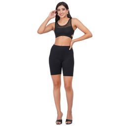 Liigne Women Slim Fit Training or Gym Shorts-image-11