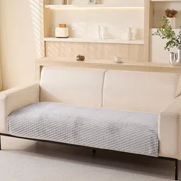 HOUSE OF QUIRK Five Seater Honeycomb Pattern Velvet Fabric Anti-Slip Stretch Sofa Mat-image-7