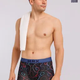 HRX by Hrithik Roshan Pack Of 2 Printed Mid-Rise Short Trunks RE-HTO-PV-Print-106-112-S-picture-46