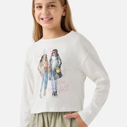 Juniors by Babyshop Print Extended Sleeves Cotton Top-26