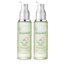 Lotus Organics+ Set Of 2 Frangipani Divine Petals Toner-Mist-50ml Each-64