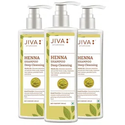 Jiva Set Of 3 Ayurveda Henna Shampoo For Strong Hair 200 ml Each-28