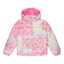 GUESS kids Girls Floral Polyester Quilted Jacket-image-28