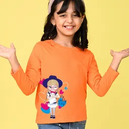 NUSYL Girls Printed T-shirt-picture-29