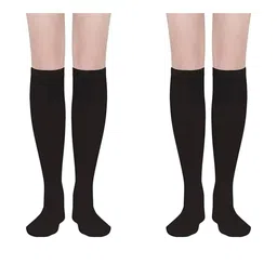 MUKHAKSH Women Black Socks-picture-6
