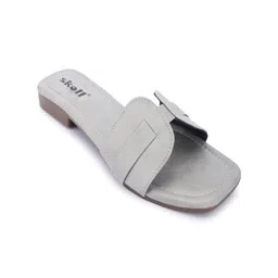 SKOLL Women Solid Synthetic Leather Mules Flats-picture-36