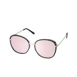 AUGEN Unisex Pink Lens & Black Square Sunglasses with-image-95