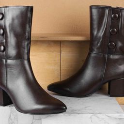 Metro Women Casual Block-Heeled Regular Boots-27