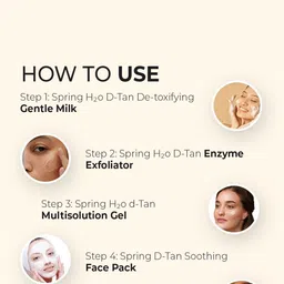 Spring H2O 5 Step D-TAN Facial Kit- 50 g image 5