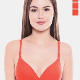 Bodycare Women Pack of 3 Bra Full Coverage Heavily Padded-picture-21