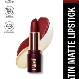 Lakme Ultimat Glam Satin Matte Lipstick - 4.3g - Red Flame UR2-image-29