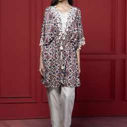 GloballyRonakRBafna Printed Top With Trousers Jacket Co-Ords-image-18