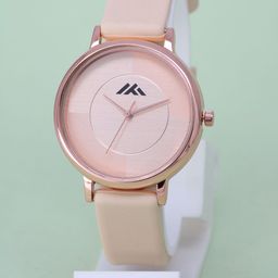 VIRAKTI Women Leather Wrap Around Straps Analogue Watch G-15-CREAM SILICONE-G-image-100