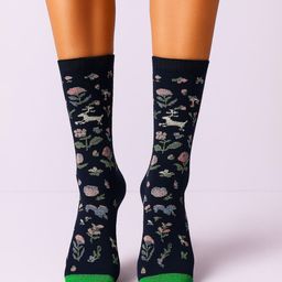 ZEVORA Patterned Calf Length Socks-image-33