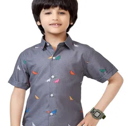 BAESD Boys Standard Opaque Printed Casual Shirt-picture-9