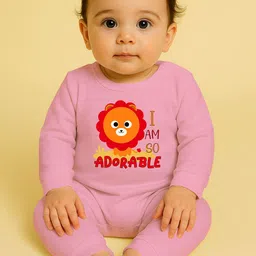 The Peppy Tend Infants Printed Pure Cotton Romper-image-94