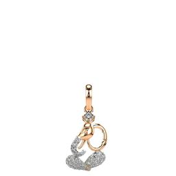 VALANOVA Women Hallmarked 18K Rose Gold & Certified Lab Grown Diamond Pendant-picture-9