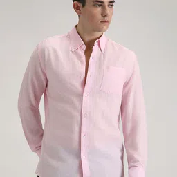 Banana Club Men Classic Slim Fit Opaque Casual Shirt-image-35