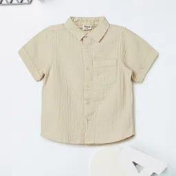 max Boys Micro Checks Opaque Checked Casual Shirt-picture-5