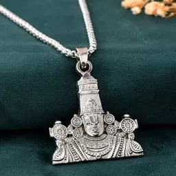 PASU FASHION Unisex Stainless Steel Silver-Plated Contemporary Pendants with Chains-18