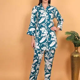 chia fashions Printed Shirt With Trousers Co-Ords-picture-8