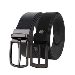 Hayes London Men Pack Of 2 Leather Reversible Formal Belt-image-61