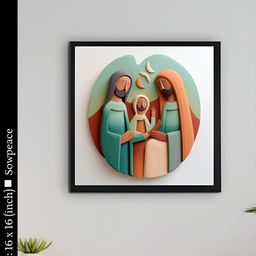SOWPEACE White & Green 1 Piece Canvas Other Wall Photographs-image-98