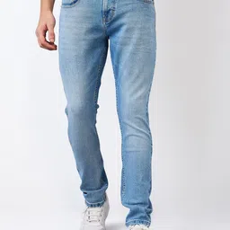 SPYKAR Men Cotton Slim Fit Low-Rise Low Distress Jeans-picture-8